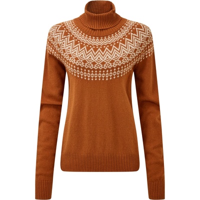 Sherpa Дамски вълнен пуловер Sherpa Women's Camkilo Roll Neck Sweater Jumper - Mocha - размер XL (105-6749-0315)