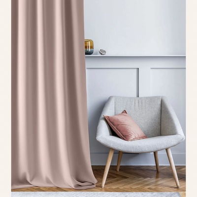 Room99 Záves Aura Pink - 140x280 cm - uchytenie dekoračné kolieska