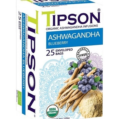 Tipson BIO Ashwagandha Blueberry 25 x 1,2 g