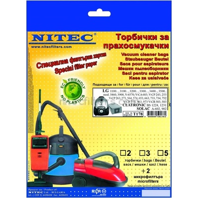 NITEK Торбички за прахосмукачки Т178 (2067)