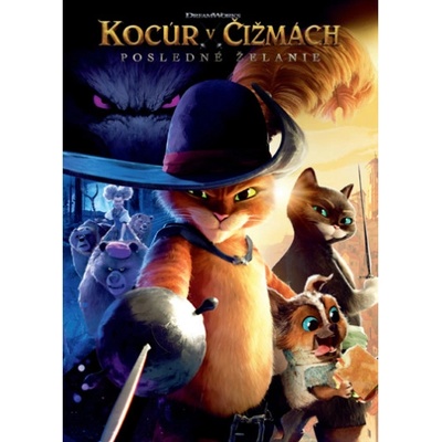 Kocúr v čižmách: Posledné želanie DVD