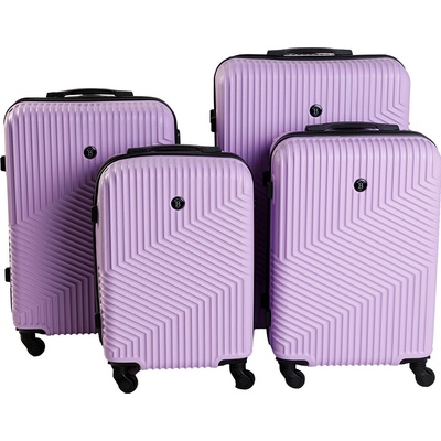 BERTOO Milano světle fialový set 99l, 70l, 52l, 38l