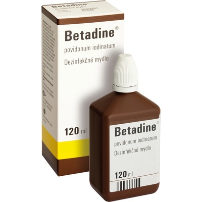 Betadine dezinfekčné mydlo 75 mg/ml sol.der.1 x 120 ml