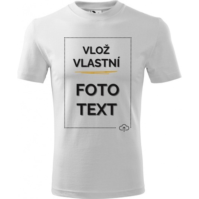 Tričko s potiskem bílá – Zboží Dáma