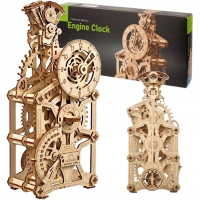 Ugears 3D mechanické puzzle Hodiny motoru 265 ks – Zboží Mobilmania