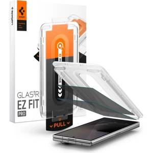 Spigen Samsung Z Fold8 Ultra / Z Fold7 SPIGEN GLASS TR EZ FIT PRO HD стъкло за защита на екрана, 2 бр. , 2.5D, 9H + допълнителна рамка, ПРОЗРАЧНО (AGL12250)