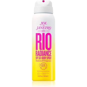 Sol de Janeiro Rio Radiance SPF 50 освежаващ и хидратиращ спрей за защита на кожата SPF 50 100ml