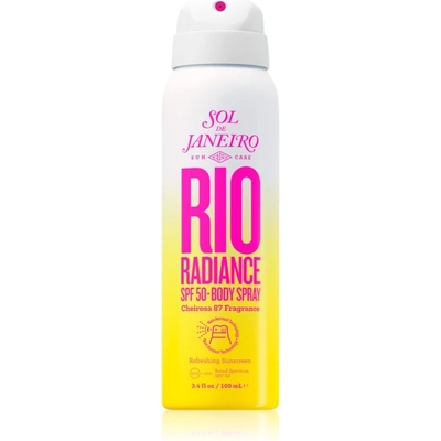 Sol de Janeiro Rio Radiance SPF 50 освежаващ и хидратиращ спрей за защита на кожата SPF 50 100ml