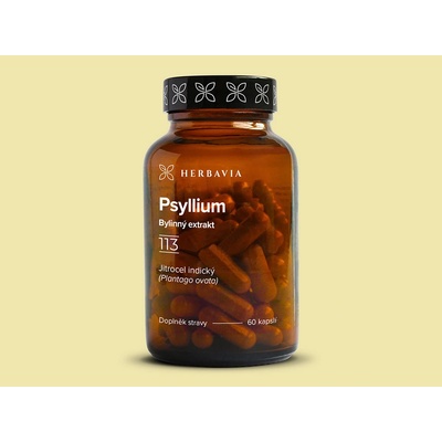 Herbavia.cz Psyllium Jitrocel indický bylinný extrakt 60 kapslí