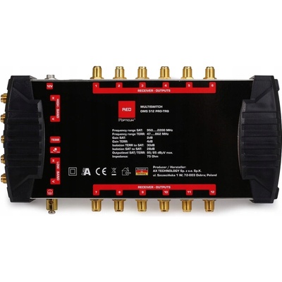 Multiprepínač Opticum OMS 5/12 PRO-TRQ (Platinium Line)