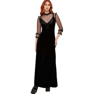 KILLSTAR дамска рокля KILLSTAR - Veil Of Ashes Underbust - Black - KSRA014271