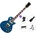 SX EC3H Standard SET Translucent Blue Електрическа китара