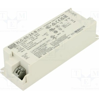MEAN WELL XLC-60-24-B Napájecí zdroj: spínaný; LED; 60W; 24VDC; 0÷2,5A; 155÷400VDC; OUT: 1