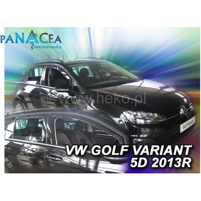 Deflektory Heko VW Golf VII Variant 2013 - 2019 predné + zadné