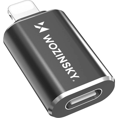 Wozinsky Адаптер от USB-C женско към Lightning - Wozinsky WALC-01 OTG Lightning to USB-C Adapter (черен) (WALC-01)