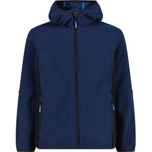 CMP Детско поларено яке CMP Kid's Jacket Fix Hood Jacquard Knitted Fleece jacket - Infinity / Antracite - размер 128 (EU) (703-5616-0515)