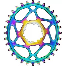 Prevodnik 34z. absoluteBLACK SRAM Oval Boost 148 rainbow