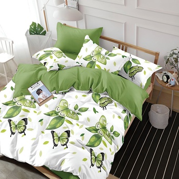 EmonaMall Двулицево спално бельо EmonaMall, 6 части - Модел S14620 (S14620-33333d)