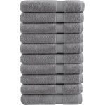 vidaXL Премиум кърпи SOLUND 10 бр сиви 100x200 см 600 gsm (137319)