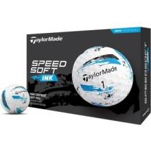 TaylorMade SpeedSoft bílé/modré 12 ks