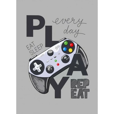 Max Fashion Kft. Detská fleece deka PLAY pre malých hráčov aj snílkov