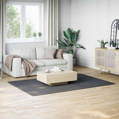 vidaXL Миещ се килим мек къс косъм 160x230 см противоплъзгащ антрацит (342190)