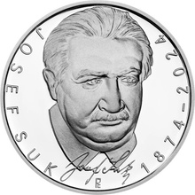 Česká mincovna Stříbrná mince 200 Kč 2024 Josef Suk proof 13 g