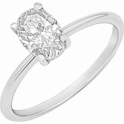Eppi Zásnubní prsten s výběrem písmene a lab grown diamanty Frost RE50145