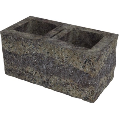 Okrasná tvárnice DITON trojstranná D2 395x200x190 mm pískovo-hnědá