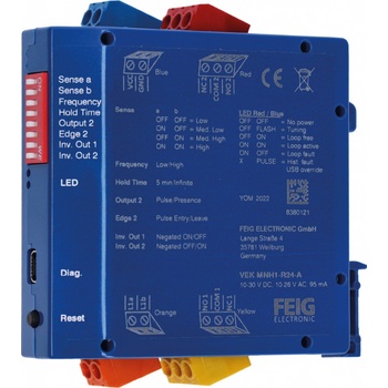 N LP1 / 9 LOOP - indukčný detektor kovu, 1-slučkový, 24V AC/DC