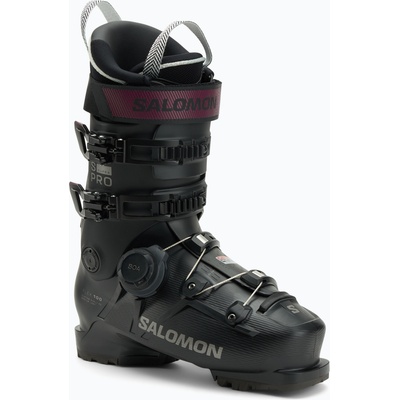 Salomon Мъжки ски обувки Salomon S/Pro Supra Boa 100 GW black/dark grey met. /burgundy met