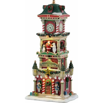 Svietiaci domček Lemax 55320 Veža vianočných prianí