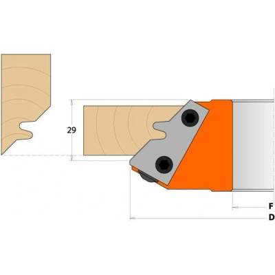 CMT Orange Tools CMT Nůž pro C694011 - pár žiletek 43x23x2mm