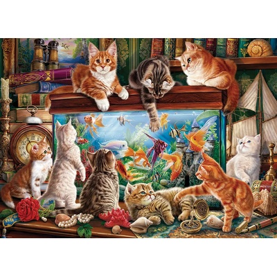 EUROGRAPHICS - Puzzle Cats by Aquarium - 1 000 piese