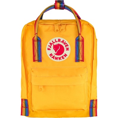 Fjällräven Kånken Rainbow Mini Warm Yellow-Rainbow Pattern 7 l
