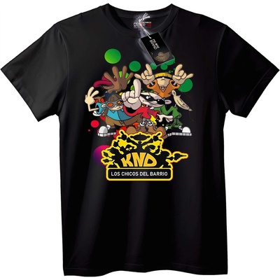 NOONEBRAND Тениска KND Герои от Cartoon Network - 6XL, Black