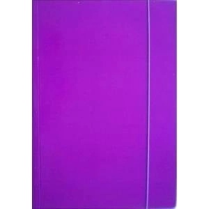 Ziemia Obiecana Briefcase A4 with elastic band purple