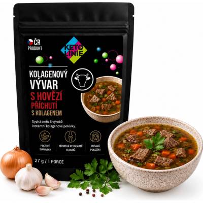 Ketolinie Kolagenová polévka s hovězí příchutí 27 g