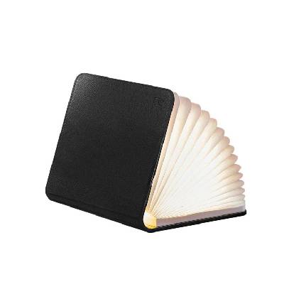 Смарт лампа GINGKO Book с черни кожени корици - размер M (Gingko GK12L8)