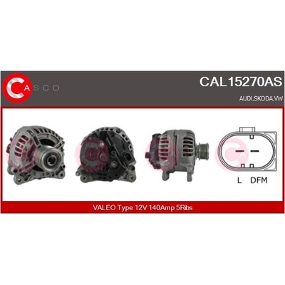 CASCO Alternátor CAL15270AS