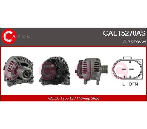 CASCO Alternátor CAL15270AS
