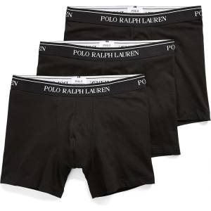 Ralph Lauren Боксерки Polo Ralph Lauren Mens 3-Pack Boxer Briefs - Polo Black