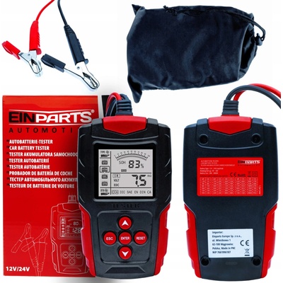 EINPARTS Tester batérií s LCD displejom 12/24V - EPACC065
