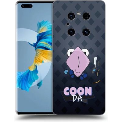 Púzdro Picasee silikónové Huawei Mate 40 Pro - COONDA holátko - tmavá čiré