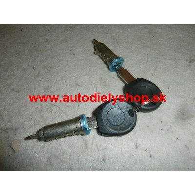Seat IBIZA,CORDOBA 93-99 2x zámok dverí vložky + 2 x klúč
