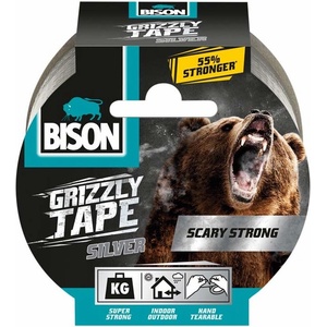 Bison Лепяща лента bison grizzly tape 10 м сребриста