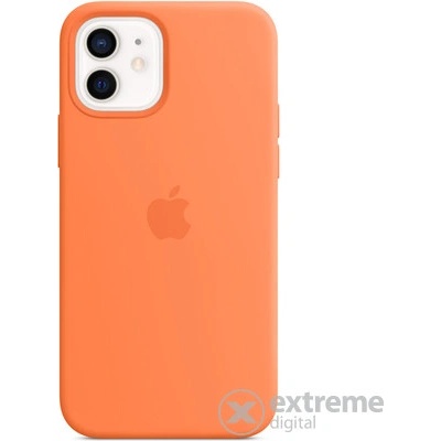 Apple iPhone 12 a 12 Silikónové s MagSafe kumkvatově oranžové MHKY3ZM/A
