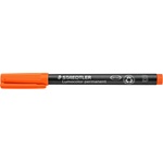 STAEDTLER Lumocolor 314 Permanent Marker - Orange, Pack of 10, B - 314-4 (314-4)
