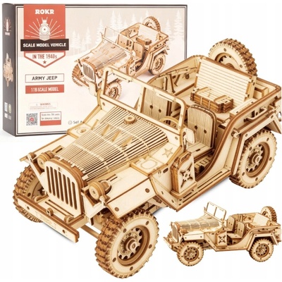 Robotime Rokr 3D Vojenské auto MC701 369ks – Zbozi.Blesk.cz
