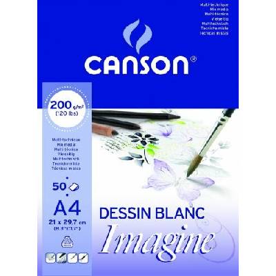Canson Skicár A3 Imagine lepená väzba 200g/m2 50 listov